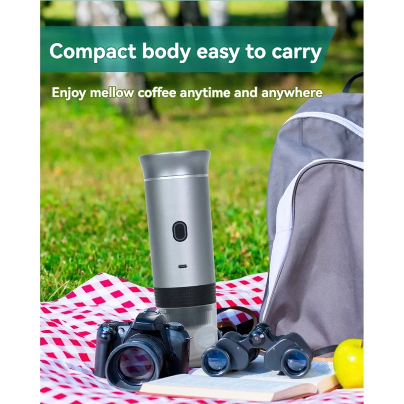 

【Top Picks】Portable Espressos Coffee Machine 12V Electric Small Travel Italian Expressos Maker For Camping RV Hiking Office