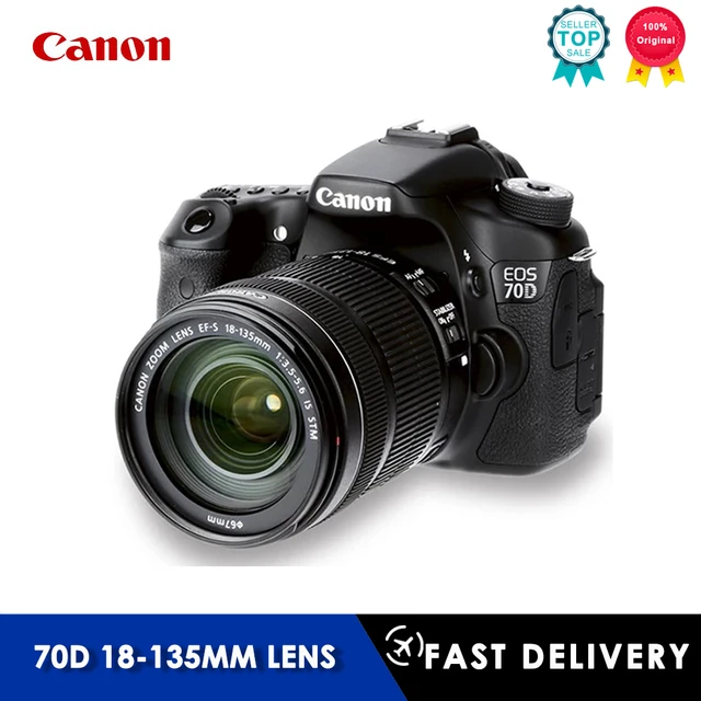 Canon 70D DSLR Camera with canon 18-135mm lens - AliExpress