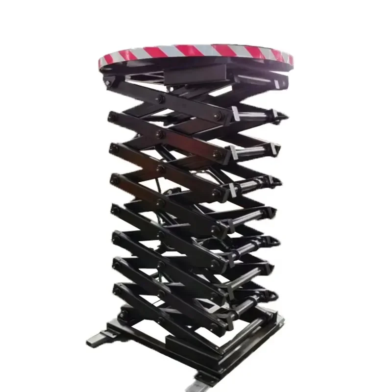 Made in China Hydraulic Revolving Stage Lifting Platform Event Concert Rotary Scissor Lift Electric Rotating Stage