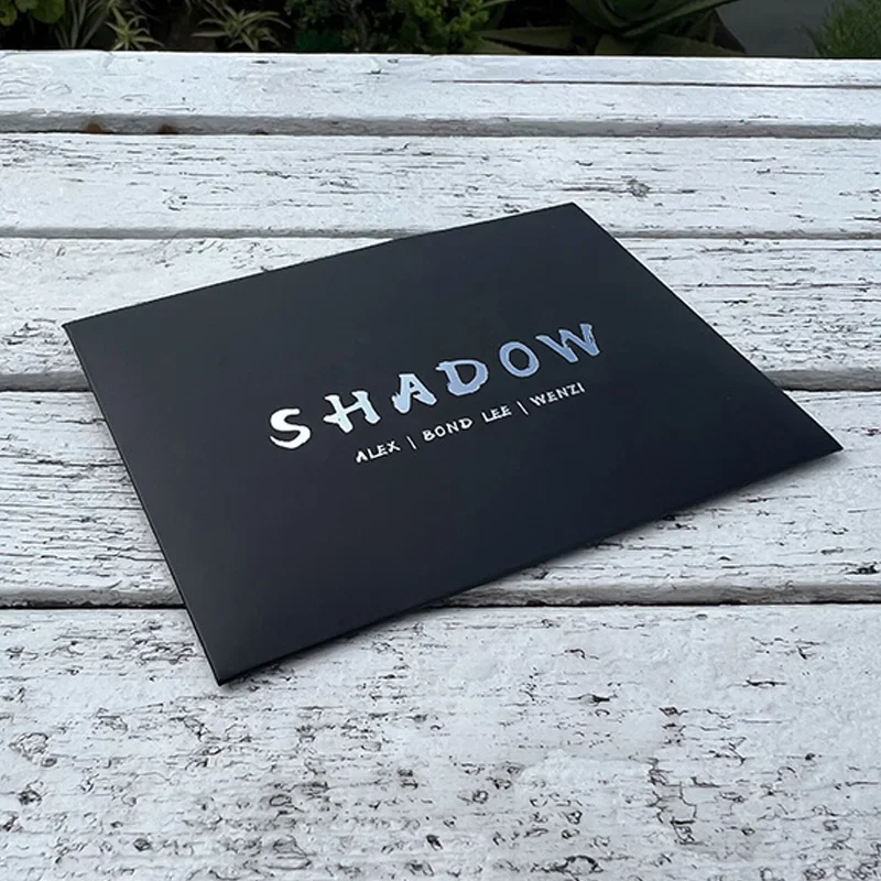 Shadow by alex truques de magia em branco cartão assinado desaparecer mudança para cartão selecionado magia close-up ilusões truques mentalismo adereços