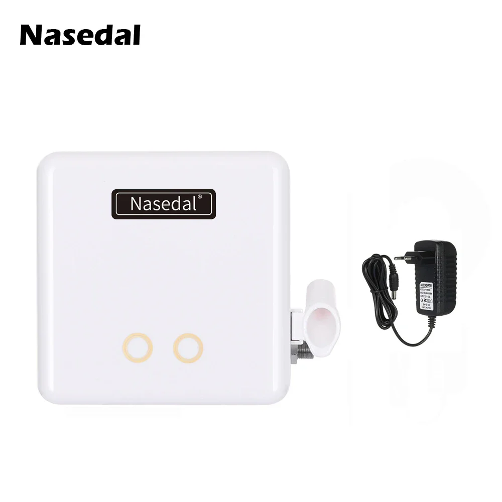 Nasedal Airbrush Compressor Auto-Stop with Air Hose for Nail Art Makeup Tattoo Model Cake Car painting (No Airbrush)