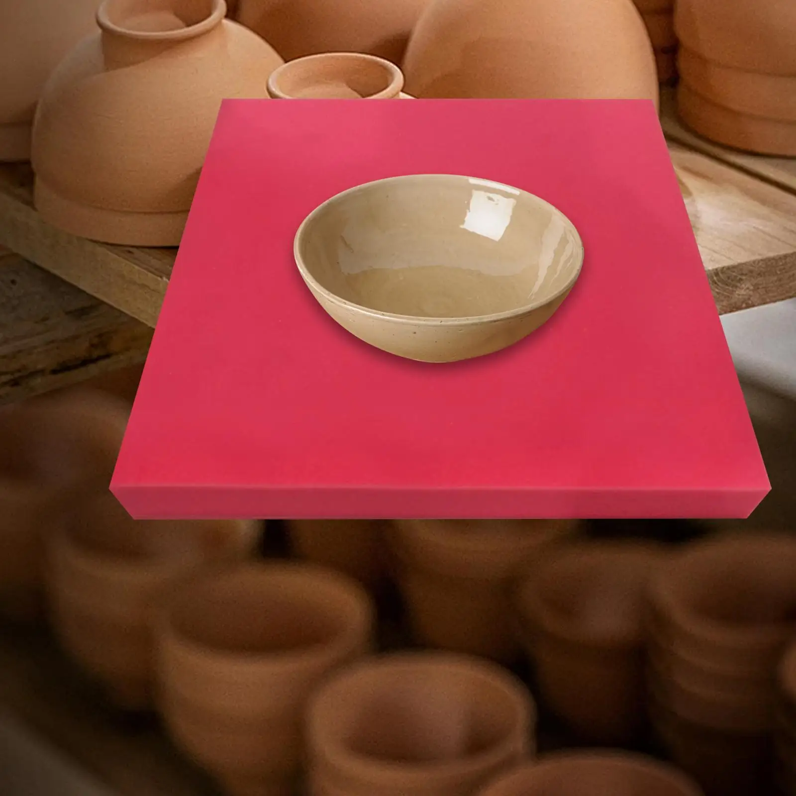 

Pottery Foam Table Runner Square Creativity Comfortable 17.72inch Foam Sheet for Trimming Painting Ceramics Crafts Beginner