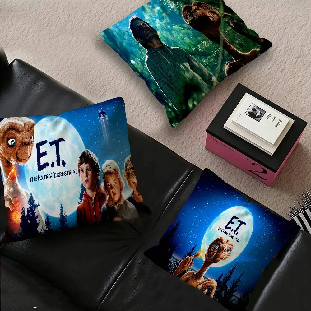 The Extra-terrestrial Ufo E.t. Movie Pillow Cover for Bedroom Room and Living Room Sofa Decorative Cushion Cover