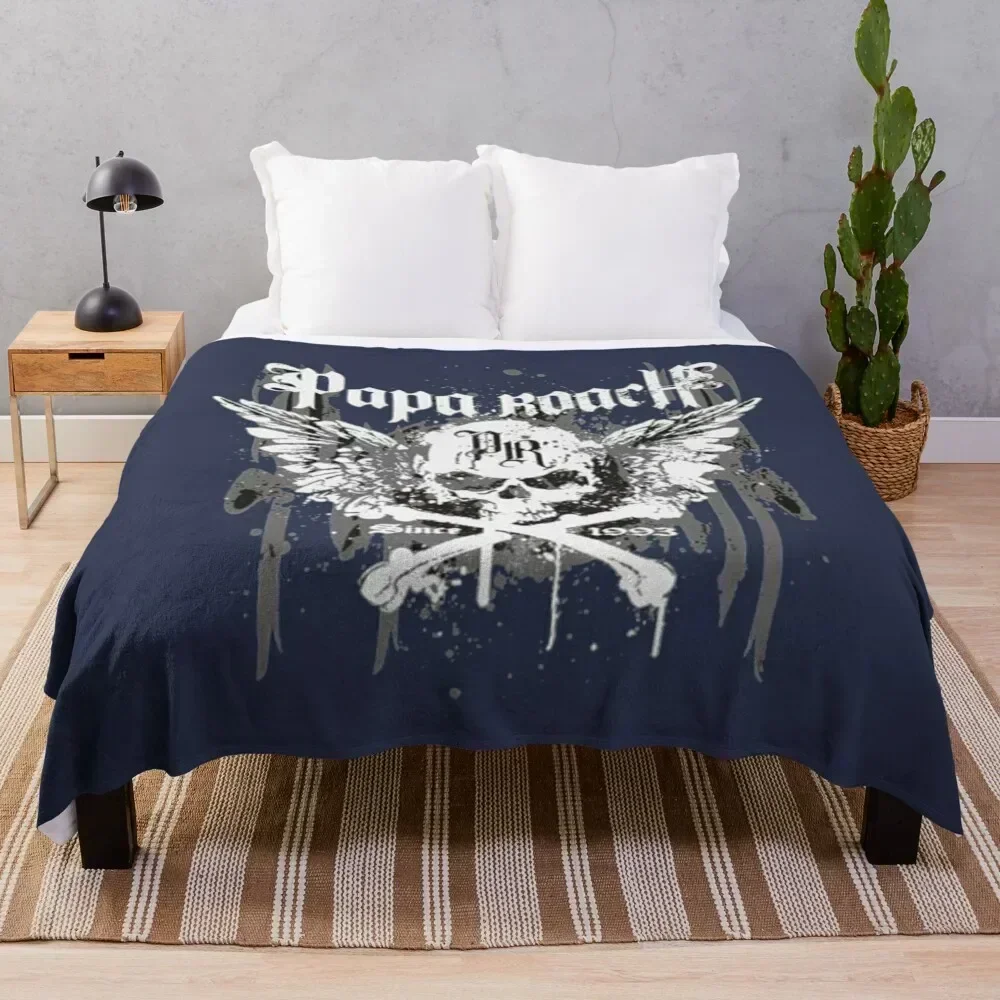 

papa roach band papa Throw Blanket Softest Single Blankets For Sofas Shaggy Blankets