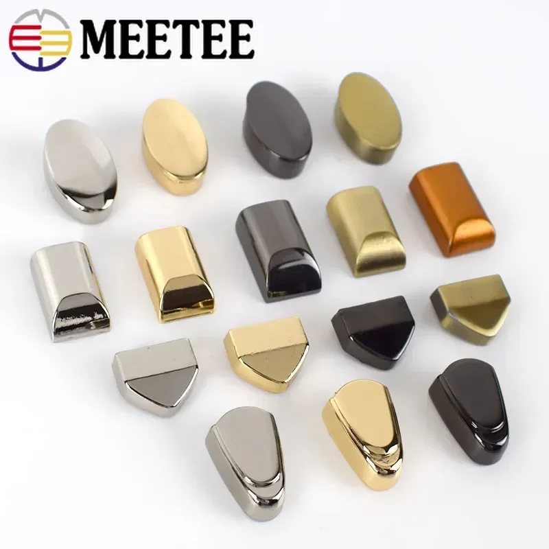 10/30Pcs Metal Zipper Tail Clip Zips End Stopper Screw Handbag Decoration Cord Lock Clasp Rope Stop Leather Sewing Hardware