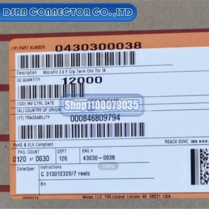 

500 шт./лот 43030-0038 50217-8000 51021-0600 5-928999-1 7165-1198 963293-1 967056-1 разъем новый оригинальный