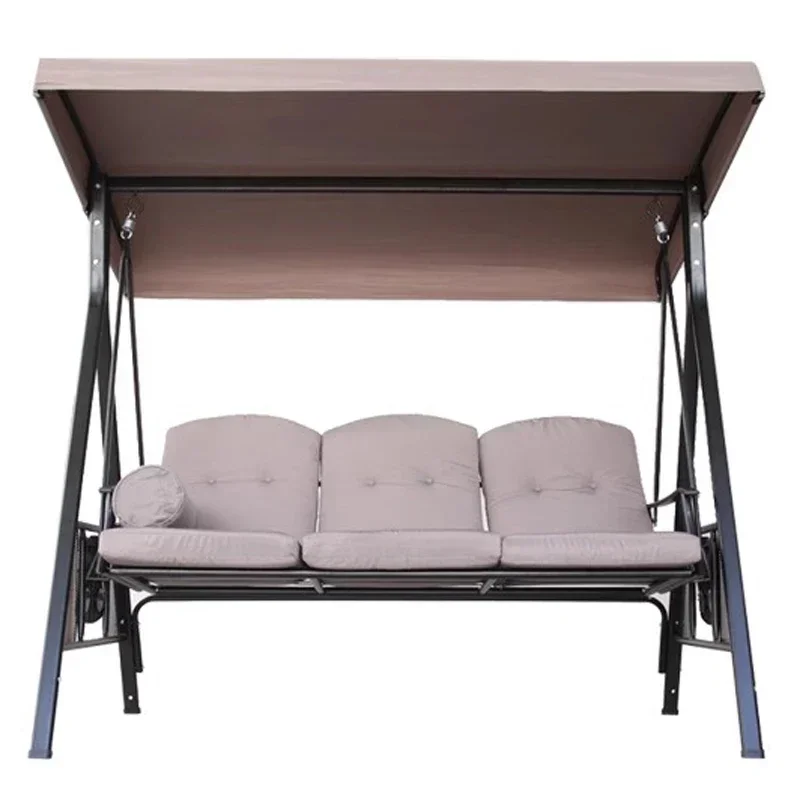 야외 파나마 그네 의자, 실내 발코니, 3 인용 흔들 의자, 테라스, 성인 마당, 다리미 그네 해먹