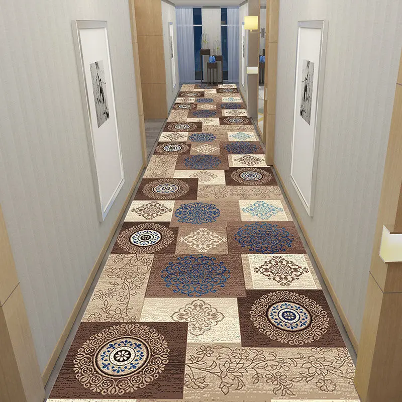 Corridor Carpet Long Hallway Area Rug Geometric Living Room Carpet Kitchen Aisle Mat Room Decoration Floor Mats Tapis Alfombra