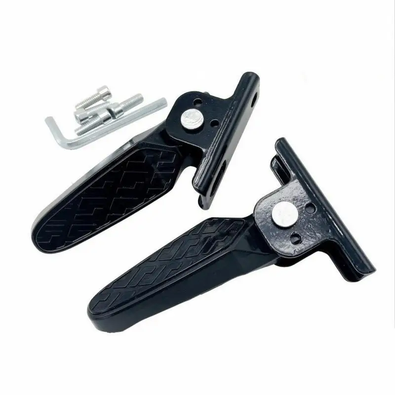 AliExpress NONE Metal Folding Rear Footrest for Electric Bicycle Passenger Foot Peg with Non Slip Grip Surface and Mounting Fasteners Included