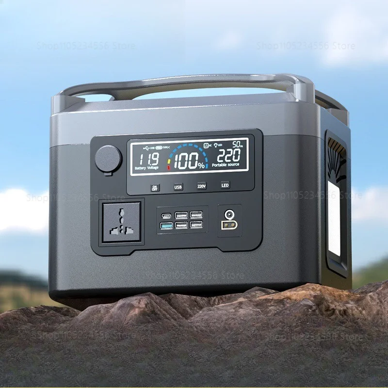 Portable Power Station 220V High Capacity For Camping RV Travel Home Emergency Backup