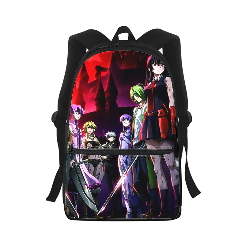 Anime Akame Ga Kill Mężczyźni Kobiety Plecak 3D Print Moda Torba szkolna Plecak na laptopa Dziecięca torba podróżna na ramię