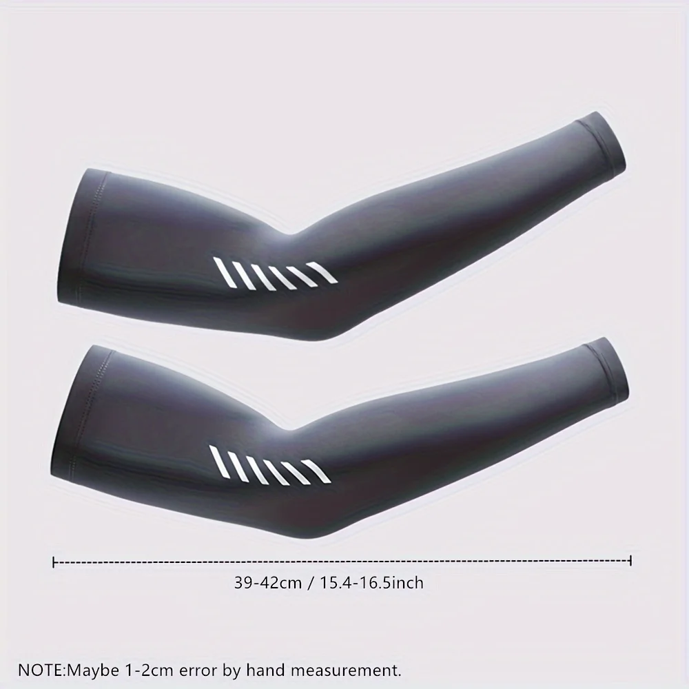 사이클링, 피트니스, 낚시, 달리기, 하이킹, 자외선 차단 액세서리에 적합한 아이스 실크 슬리브 2쌍