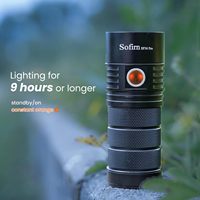 Sofirn SP36 Pro Anduril 4*SST40 Powerful 8000LM LED Flashlight USB-C Rechargeable 18650 Torch Super Bright Lantern