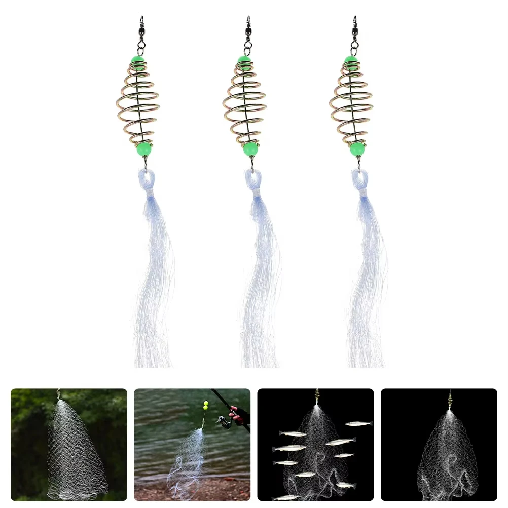 Trap Mesh Fishing Feeder Trap Copper Shoal Casting Gill Feeder Fishing Accessories Sticky Fishnet Float Trap Ultra-light