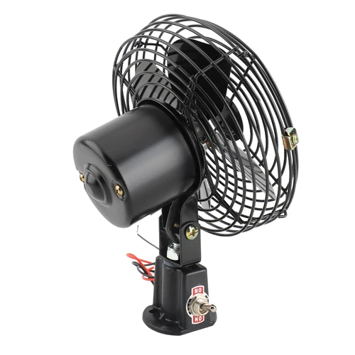 Imagen 2 del producto Ventilador de refrigeración para RV de 12V, ventilador de Metal para coche, ventilador de refrigeración para RV de 12V con ventilador de coche de Metal silencioso y resistente de 2 velocidades para camión, RV, coche, barco, autobús