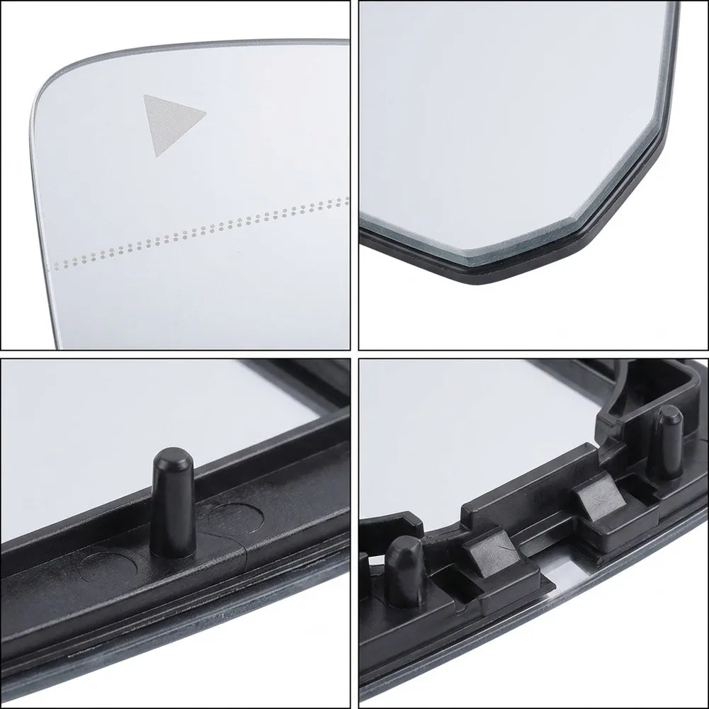 For Bad Weather Driving Heated Mirror Glass Snap In Replacement Heated Mirror Glass Replacement Built-in Heating Resistor