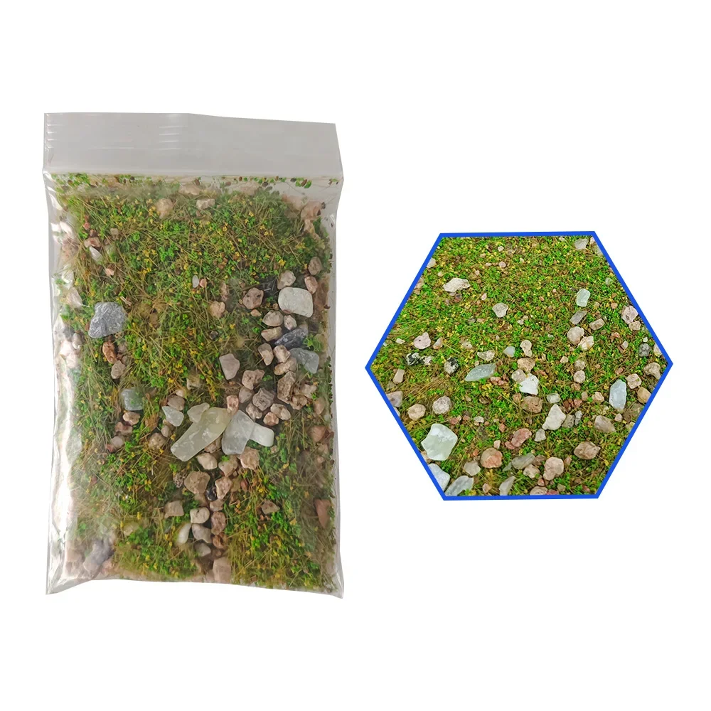 Gelände-Sets, Grasbüschel, Stein und Laub, für DIY-Modellbau/Militär, Wargaming/Gartendekoration/Diorama, 30 g/Beutel