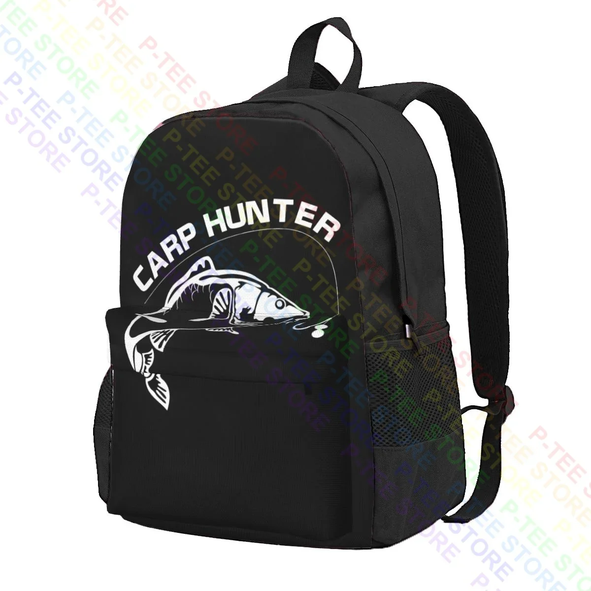 Carp Hunter Fisherman Angler Adult Fish Carp Coarse Large Capacity Backpack Backpack Gym Tote Bag