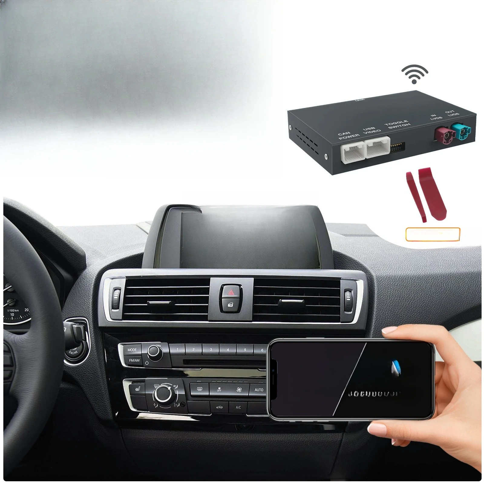For BMW wireless carplay Android auto decoder