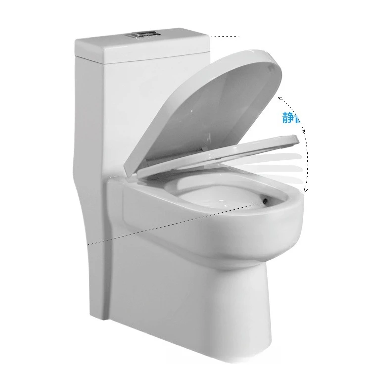 

One-piece dazzling toilet, engineering energy-saving and water-saving super flush toilet