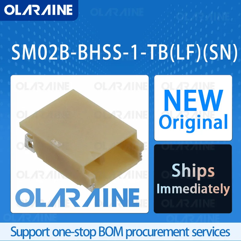 

20/50/100Pcs SM02B-BHSS-1-TB(LF)(SN) 100% brand new and original IC chip connector Headers and wire housings 2 Position