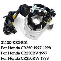 Motorcycle Stator Coil for Honda CR250 CR 250 CR250RV CR250RW 1997 1988 31100-KZ3-B01 Generator Magneto Coil