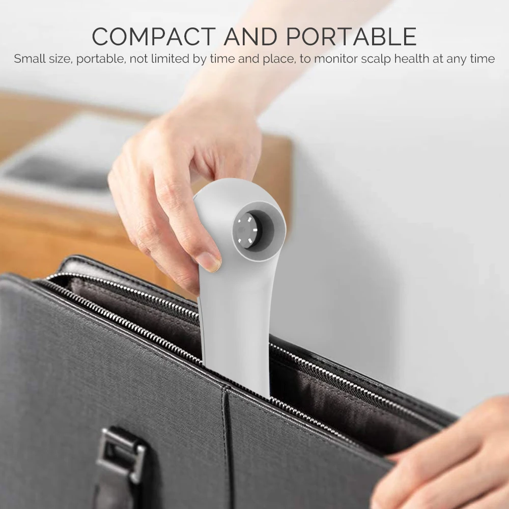 Multifunctionele Dermatoscoop Hoofdhuid Gezichtshuidanalysator Machine Huidvergrootglas Hoofdhuid Diagnostisch apparaat voor het testen van haarzakjes