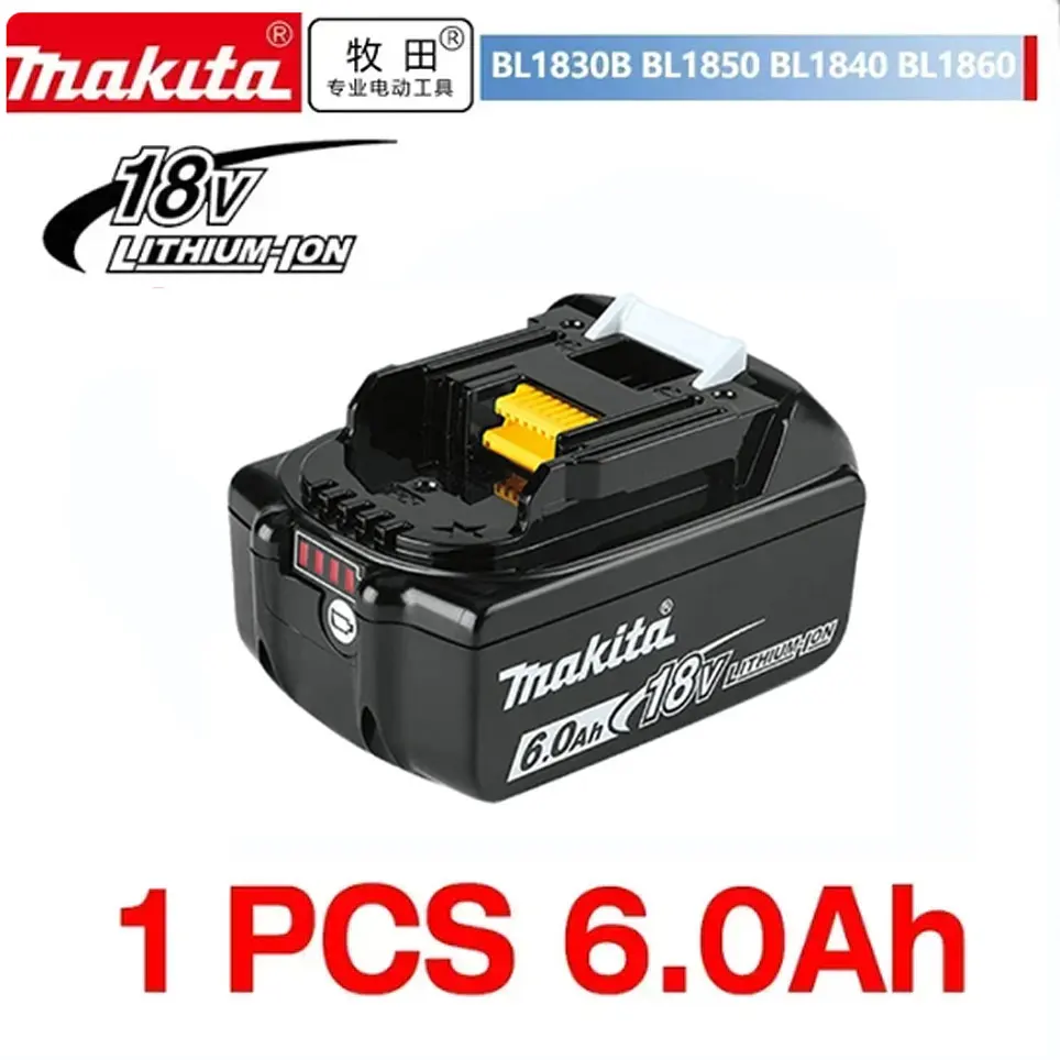 

100% Genuine/Original Makita 18v battery bl1850b BL1850 bl1860 bl 1860 bl1830 bl1815 bl1840 LXT400 6.0Ah for makita tools drill