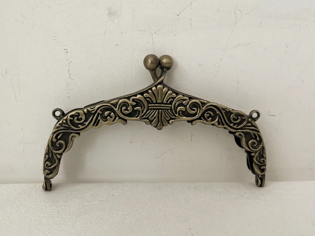 1 sztuka 5 cali 13,5 cm Vintage Charm Śruby ze stopu cynku na monety Torba na monety Torebka Torebka Rama Sprzęt Antyczne mosiężne zapięcie ramowe