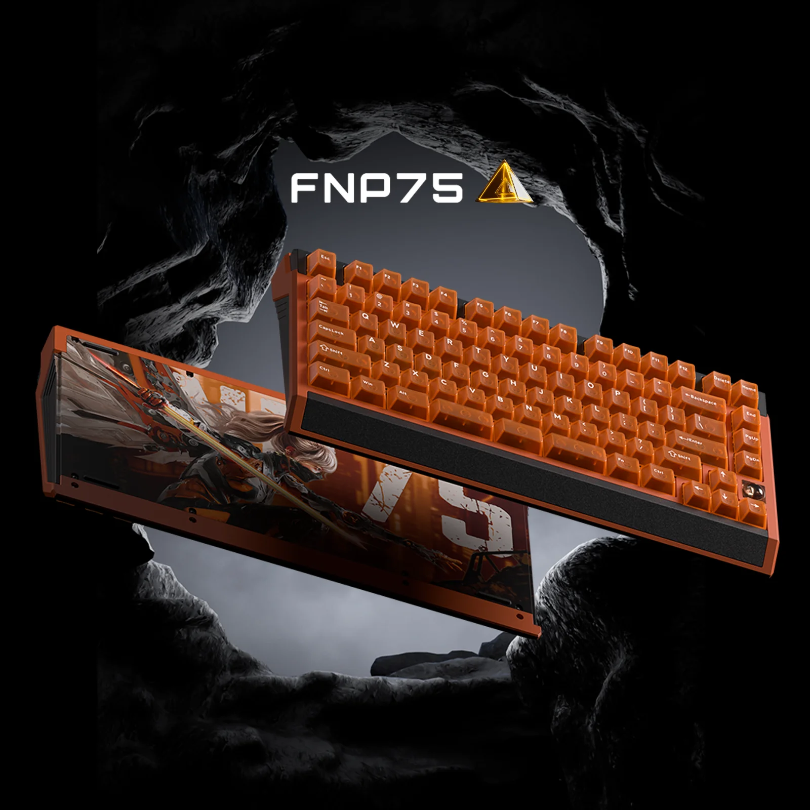 SIKAKEYB FNP75 Magnetic Gaming Keyboard 75% 0.005mm Rapid Trigger Wired Esports Keyboard for FPS