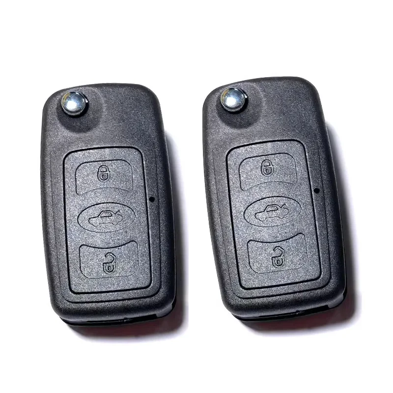 

3 Buttons Replacement Flip Folding Remote Key Case Shell For Great Wall Voleex C30 C20 C20R Ling Ao Keyless Entry Fob Key Cover