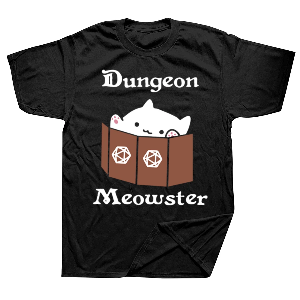 

Dungeon and Dragon Meowster Men Women T Shirts Apparel Funny Tees T-Shirt Gamer Lover Birthday Gift Clothing