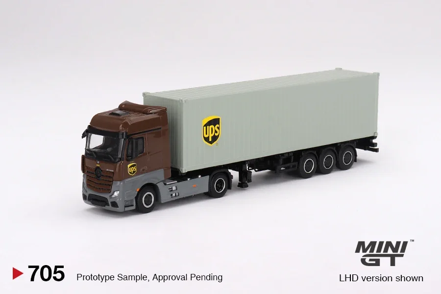 

MINI GT 1:64 Actros w/ 40 Ft Container UPS Model Car