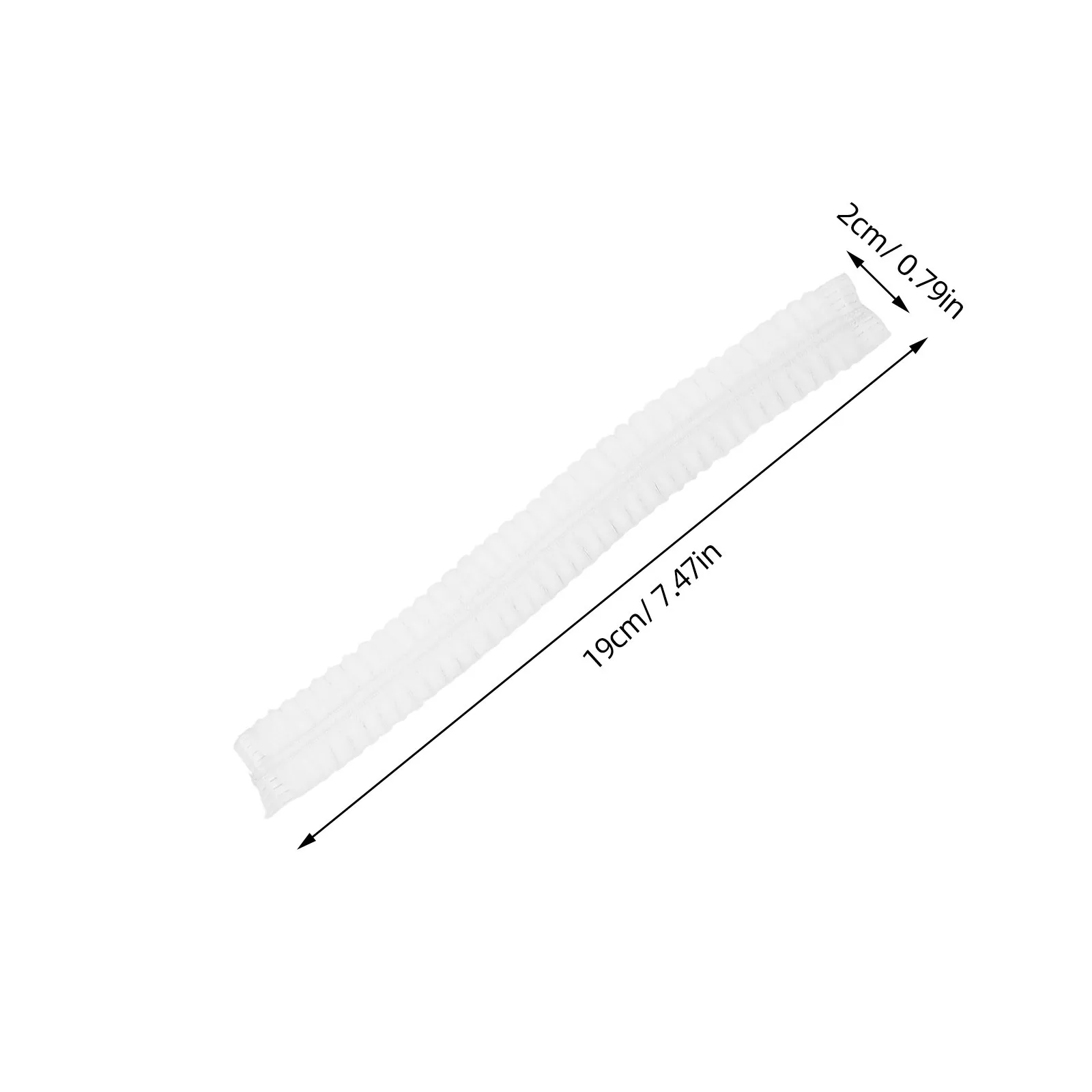 100 قطعة من شبكات الشعر للاستعمال مرة واحدة، قبعات الشيف غير المنسوجة المقاومة للغبار قابلة للتنفس لخدمة الطعام، قبعات شبكية للاستعمال مرة واحدة، شبكة شعر #6