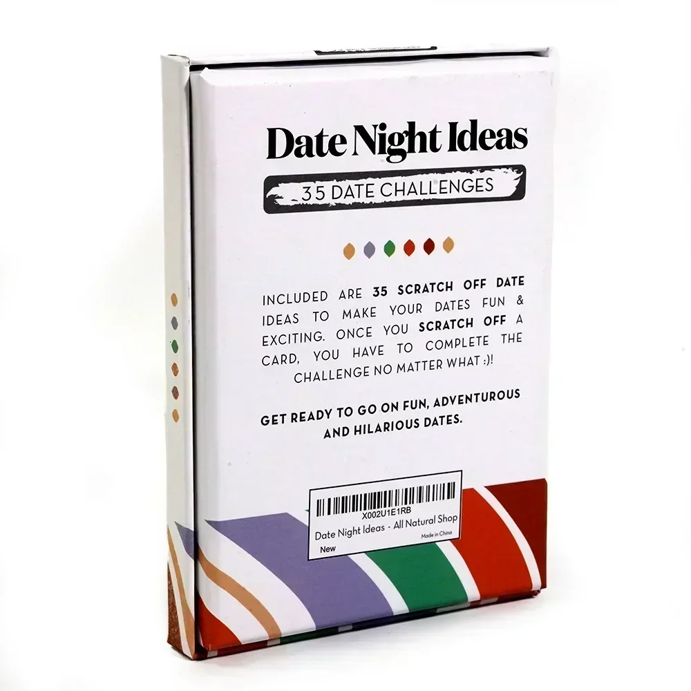 Date night ideas For Couple Romantic Gift Fun Adventurous Card Game With Exciting Date Scratch Off The Card Board games