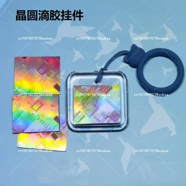 CPU Keychain SMIC Wafer Processor Memory Chip Epoxy