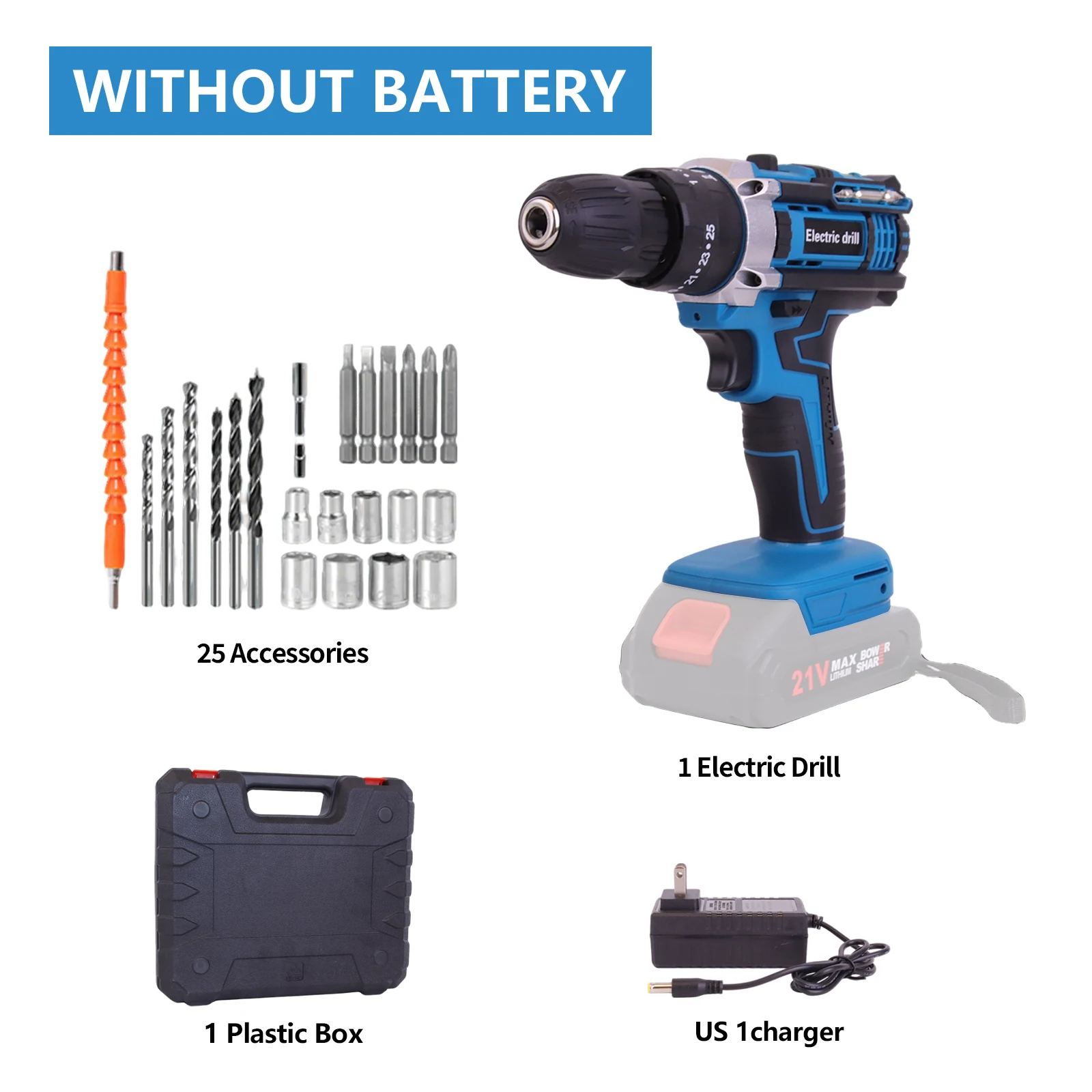 Bor Impak Listrik Baru 25 Peng - Power Tools Makita Set ulasan dan harga