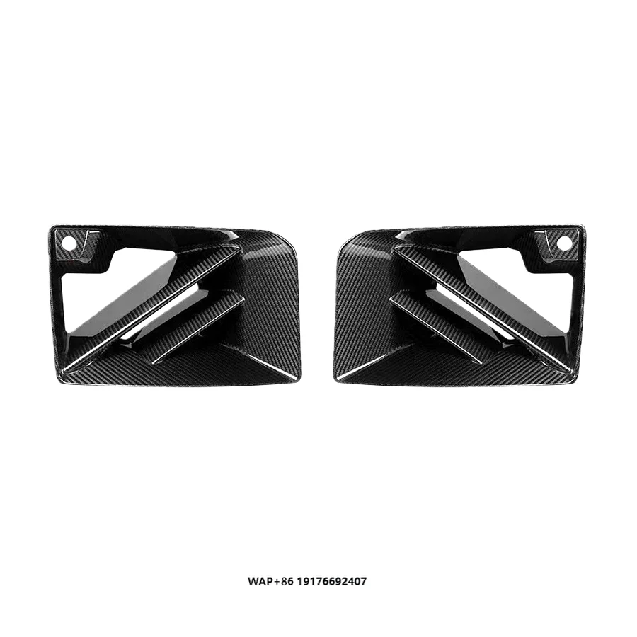 

Suitable for 2021 forBMW M2 G87 Front Bumper air Vent Dry Carbon Fiber Intake Light Frame Exterior Decoration