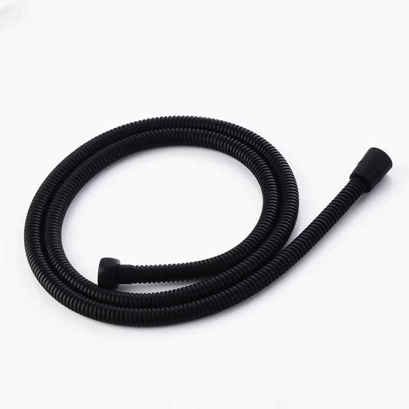 

hm Plumbing Hoses Black Shower Hose 1.5m Plumbing Hose Bath Products Bathroom Accessories SUS304 Black Shower Tubing Hoses