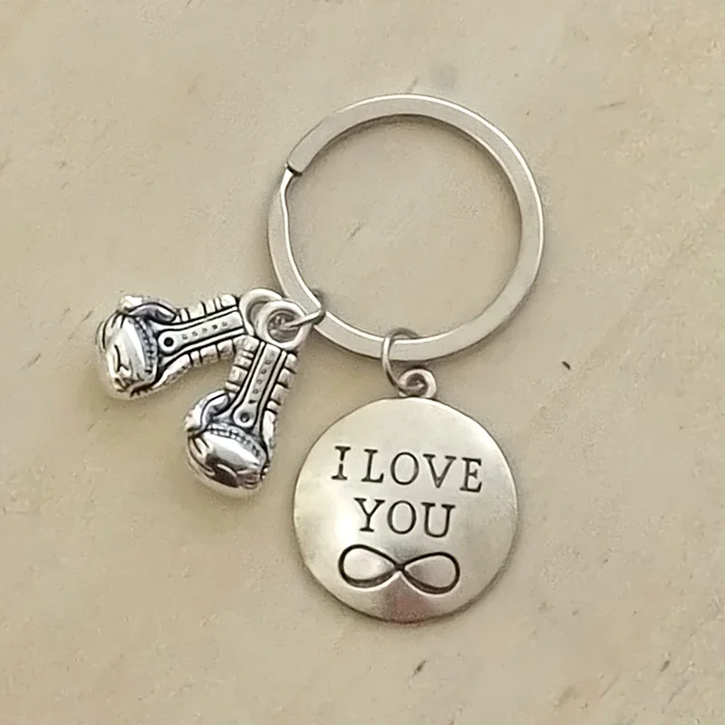 سلسلة مفاتيح قفاز الملاكمة تصميم جديد، افعل ما تحب، أفضل هدية لسلسلة مفاتيح السيارة وحقيبة المفاتيح المعلقة #2