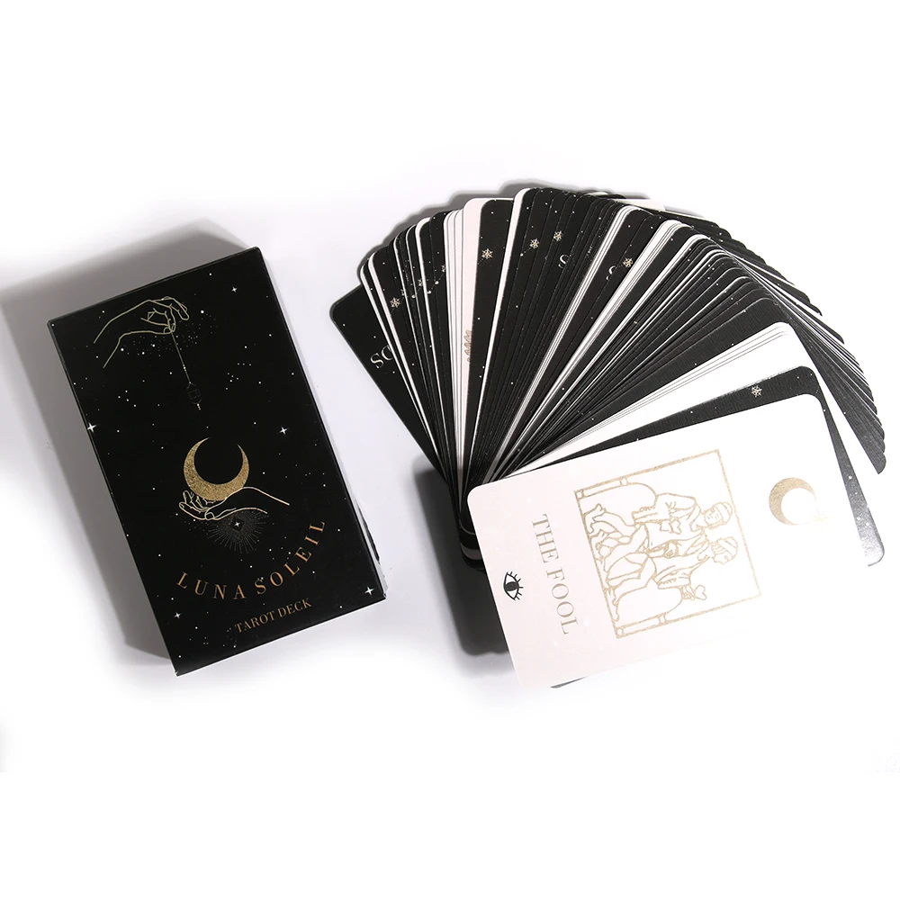 Luna Soleil Tarot, Fortune Telling Tarot Card Games For Fun, Family Party Entertainment Game Cards