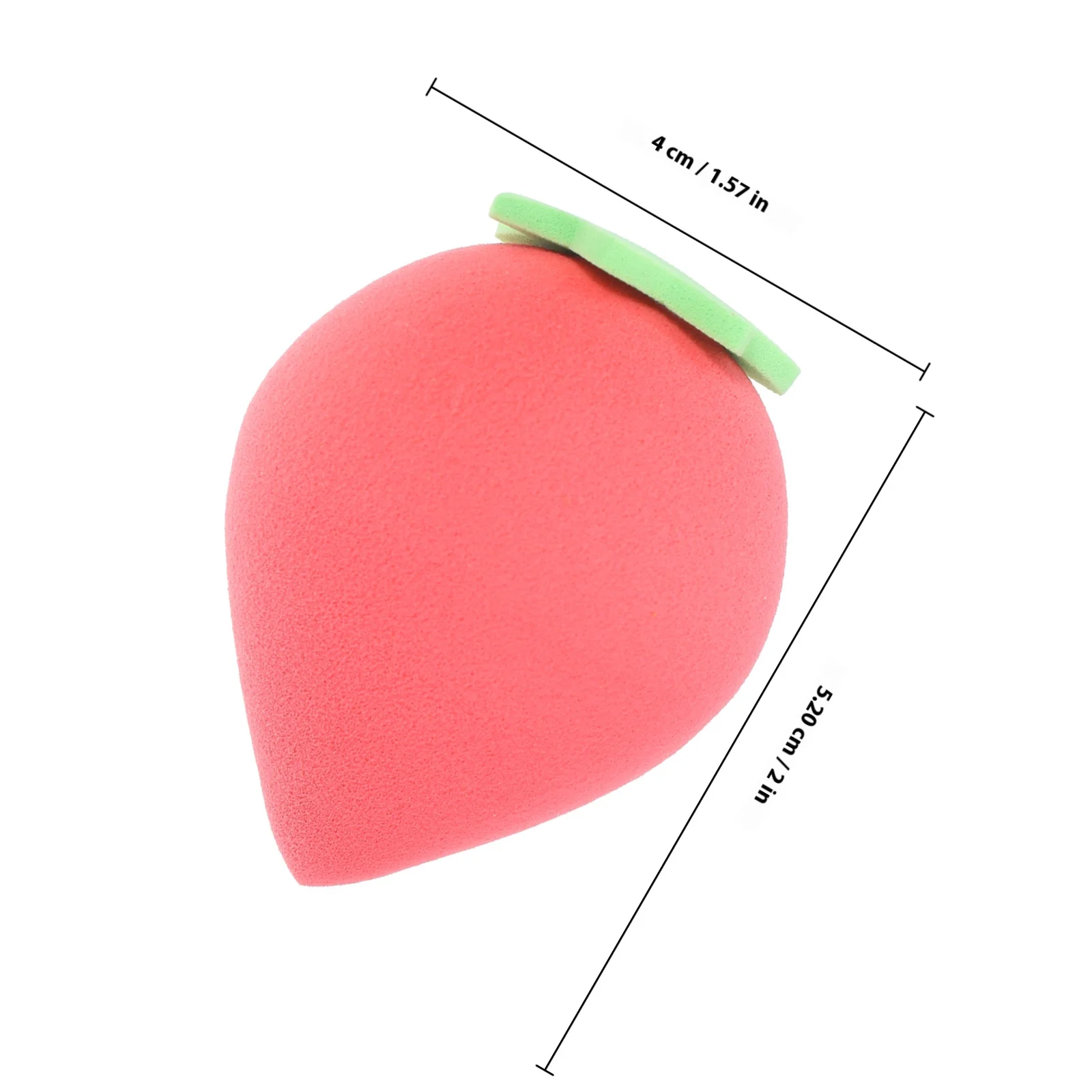 4 spugne per trucco alla frutta, applicatore per fondotinta liquido in polvere morbida, strumenti per il viso, forniture per il trucco portatili da donna