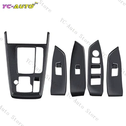 For MAzda CX8 CX-8 2017-2022 RHD Car Gear Shift Box Panel Trim Inner Window Lift Switch Button Panel Cover Trim Accessories