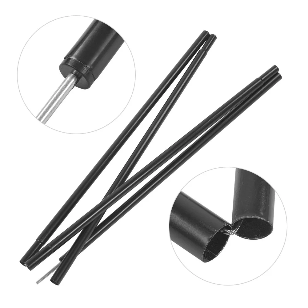 Tenda besi 2m, tiang tenda tiang luar ruangan, tenda besi, kanopi pendukung lipat, batang untuk mendaki berkemah