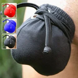 New Men's Penis Pouch Bag Comfy Soft Sexy Lace-Up Underwear Pouch Bag For Swim Shorts Swimwear High Quality