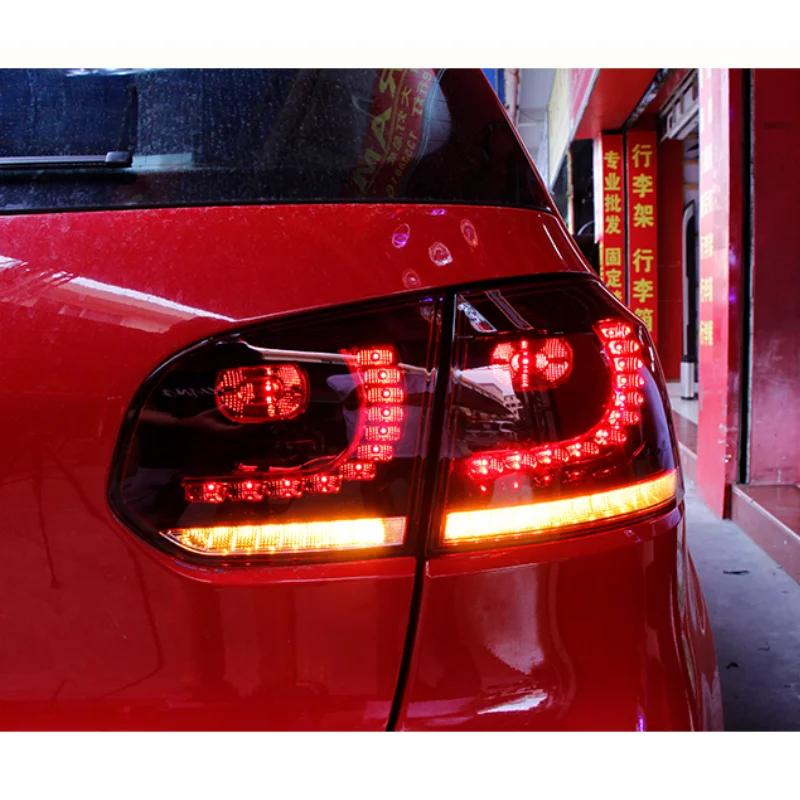 Tail Lights For Golf 6 LED Tail Light 2009-2012 MK6 R20 Rear Fog Brake Turn Signal Tail Lamp Automotive Accessories