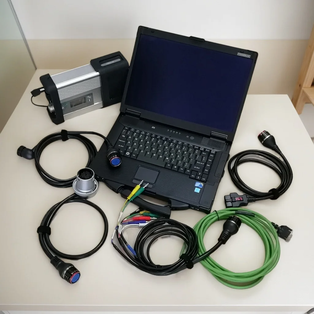 أدوات تشخيص السيارات MB STAR C5 SD معدد مدمج وماسح رمز Obd2 V09.2023 برنامج HHTwin لشاحنات سيارات مرسيدس #1