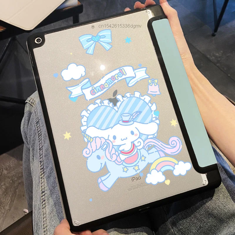 Imagem -03 - Capa Protetora de Acrílico Sanrio com Slot para Caneta para Ipad Pro my Melody Kuromi Air Mini 12.9 11 2023