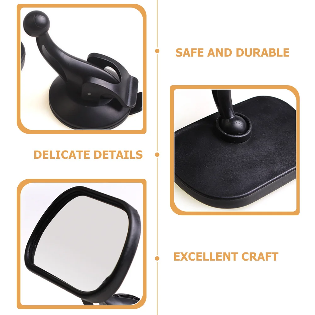 

Baby Safety Rearview Mirror Car Auto Suction Cup Wide Angle Adjustable Backseat Observation Mirror Interior Accessory