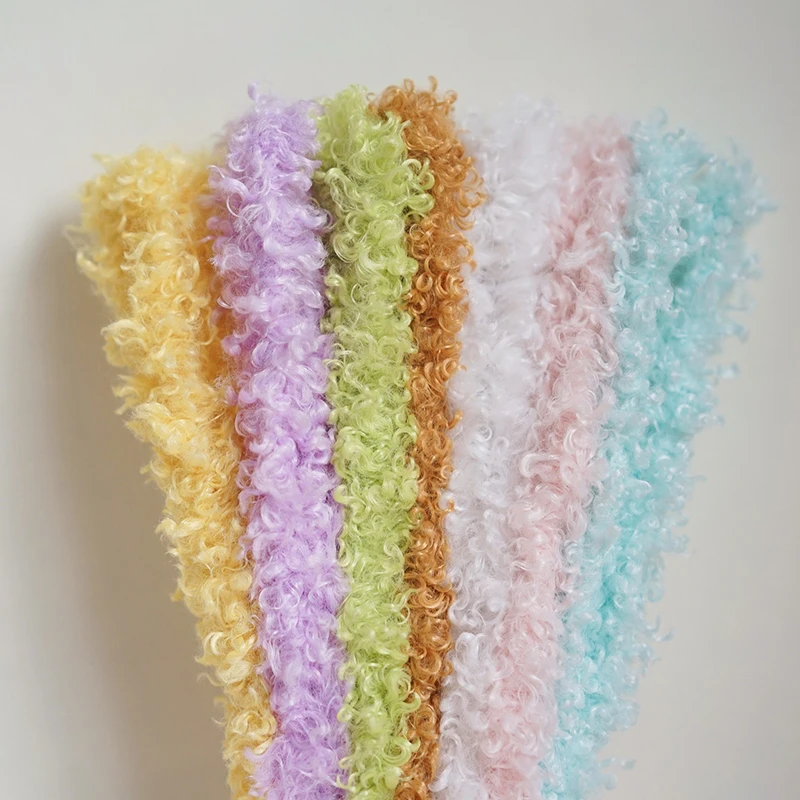 15mm Teddy Curly Twisting Sticks With Iron Wire DIY Plush Animal Gift Thread Twist Ribbon Bar Crafts Sewing Felt Fur String Gift